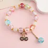 Pulsera de Joyería de Nuevo Estilo, Joyería de Cuentas de Cristal Estilo Coreano, Pareja, Estudiante, Pulsera Infantil, Joyería para Niñas al por Mayor