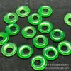 Hebilla de Princesa Transparente Hielo 20 mm Hebilla de Paz Hebilla Excéntrica Pendientes Colgante Joyería de Jade DIY Pasador de Pelo Pendientes Accesorios de Jade