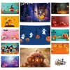 Tapiz de Calabaza de Halloween Transfronterizo Decoración de Pared para Dormitorio Sala de Estar Tela de Fondo Ambiente Festivo Decoración de Escenario Personalización