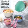 Venta Caliente Transfronteriza Tazón de Arroz de Plástico Extra Grande Juego de Tazones de Plástico Tazón para Sopa Tazón para Ensalada Juego de Tazón con Cuchara y Palillos de Plástico para Niños
