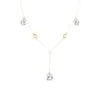 Nuevo Collar de Borlas de Gota de Agua para Mujer Cadena para Clavícula Dulce Lindo Temperamento Lujo Ligero Simple Versátil Diseño Dropshipping