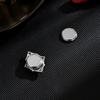 Estilo Europeo Entrada Lujo Circón Brillante Geométrico Hebilla Magnética Piedra de Succión Simple Camisa Suéter Cuello Corsage Accesorios