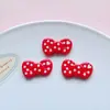 Laço de Bolinhas Acessórios de Resina Acessórios DIY Capinha de Celular Buraco Sapatos Patch Grampo de Cabelo Acessórios de Cabelo Material Feito à Mão
