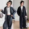 Elegante conjunto de traje para niñas, colección otoño 2026, nuevos pantalones de pierna ancha estilo coreano, un moderno conjunto de dos piezas para niños mayores