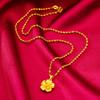 Vietnam oro arena collar de flores para mujer aretes joyería para mujer joyería al por mayor joyería oro arena aretes transfronterizos collar de flores