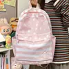 2026 Nova Mochila Ita Bag Estilo Academia Japonesa Grande Capacidade Bolsa de Ombro Transversal Versátil Fofa e Feminina