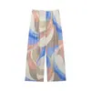 Comercio Exterior 2026 Otoño Nuevo Estilo Europeo y Americano Moda Femenina Casual Holgada Camisa Estampada y Pantalones de Pierna Ancha 3666161