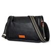 TikTok Fornecimento Moda All-match Masculino Genuine Leather Shoulder Bag Vegetal Tanned Cowhide Homens Bag Cowhide Crossbody Bag Mochila Pequena
