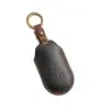 Nueva Funda Protectora para Llave de Coche Vintage para Weilai ET7 Nuevo ET5 Bolsa para Llave Hebilla de Cuero Hecha a Mano
