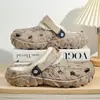 Chinelos de Algodão Masculino Inverno 2024 Novos para Casa Sola Grossa Forrados com Lã Quentes Sapatos de Algodão EVA Sensação de Crocs Sapatos de Algodão Baotou