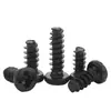 Hierro Negro Pb M1.4-M4 Tornillos Autorroscantes de Cabeza Panorámica con Ranura Cruzada Cola Plana Tornillos Pequeños Gb845 Cola Plana