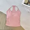 Camisola de cuello halter para mujer, estilo nuevo Primavera y Otoño 2025, con almohadilla en el pecho para usar por dentro y por fuera, top ajustado
