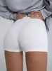 En Stock Pantalones Cortos de Fitness para Mujer Estilo Europeo y Americano 2025, Levanta Glúteos, Ajustados, Delgados, Mallas de Tres Cuartos, Anti-Exposición