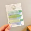Pinzas florales para el pelo estilo coreano para niñas, pinzas dulces y coloridas para flequillo, pinzas de pico de pato de alta gama y exquisitas