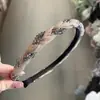 Faixa de Cabelo de Cristal com Malha de Alta Qualidade Antiderrapante Fofa Topo da Cabeça Presilha de Cabelo Fashionable Individual Versátil Faixa de Cabelo Acessórios de Cabelo Acessórios de Cabeça