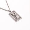 Collar de las Doce Constelaciones Europeo y Americano Transfronterizo Logo Colgante Militar Retro Hombre Tarot Acero Inoxidable Tarot