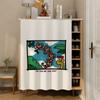 Graffiti Art Gabinete de banheiro Abrigo Cortina Gabinete de armazenamento Diversos Feio Cobertura Cortina Cozinha Armazenamento Rack Sapateira Cortina de pó