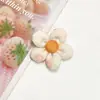 Lazo de flor de cinco pétalos de tela de color caramelo de dibujos animados de colores, accesorio para el cabello DIY, accesorio de decoración para zapatos, sombreros, bolsos y ropa