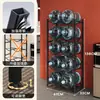 Estante de Almacenamiento de Cubetas de Agua para Piso Simple al por Mayor Estante de Cubetas de Agua Pura para Oficina de Múltiples Niveles Estante de Almacenamiento de Cubetas de Agua de Metal Reforzado