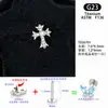 Taco de Oreja G23 Aleación de Titanio de 1.2 mm de Espesor con Rosca Interna, Pendiente de Hélice de Hueso de Oreja de Moda con Cruz de Zirconio Completa y Dientes Extendidos