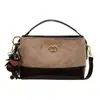 Bolsa Saco Corrente Estampa de Leopardo Feminina 2026 Nova Moda Versátil High-End Estilo Pequena Fragrância Bolsa de Ombro Único Transversal
