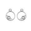 Pendientes de perlas de acero inoxidable Pendientes europeos y americanos de alta calidad Joyas francesas de alta calidad para mujer Combinación completa