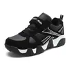 Sapatos infantis transfronteiriços 6-12 anos tênis infantis primavera e outono respiráveis resistentes ao desgaste antiderrapantes crianças médias e grandes tênis da moda para corrida
