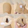 Botas de Nieve para Niños 2026 Invierno Nuevo Estilo Botines Cortos para Niños con Forro de Felpa y Botas de Algodón Engrosadas para Niñas Zapatos de Algodón Cálidos para Bebés