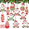 Adornos de Madera de Cascanueces adecuados para Decoraciones Clásicas de Árbol de Navidad para Fiesta Navideña y Decoraciones del Hogar