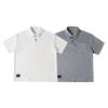 Roupas Masculinas North Boundary Marca Americana Moderna Verão 2025 Nova Camisa Polo Bordada com Gola Camiseta Masculina de Manga Curta Meia Manga