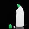 Botella de plástico para limpiador de inodoro con boca curva de 500 ml, desinfectante, botella de plástico con boca curva, botella de alcohol para limpieza de inodoros.