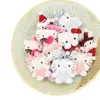 Nueva Serie de Ángeles Navideños Kt Muñeco de Peluche Accesorios para el Cabello Alas Rosas Bufanda Muñeco de Nieve Gato Ropa