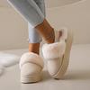Novas Botas de Neve Grossas para Outono e Inverno, com Elevação de Altura, para Mulheres, Estilo Curto, Camurça Veludo, Impermeáveis, Antiderrapantes, Sapatos Quentes de Algodão