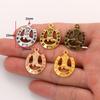 Accesorios para joyería de aleación DIY Botas de mezclilla occidentales Colgante de herradura Pulsera Llavero Colgante decorativo D9351