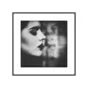 Cartón fotográfico en blanco y negro pintura decorativa sala de estar comedor retro combinación Jiugongge nicho fotográfico arte pintura colgante mural