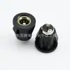 Enchufe de Alimentación DC DC-022E 55*21/25mm con Pines para Soldar Audio Negro Cargador de Corriente para Cassette