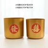 Cubo de Ante Redondo de Año Nuevo Cubo para Arreglos Florales Artificiales Cubo Ramo de Flores DIY Rojo Bronceado Fuzi Cubo de Flores de Año Nuevo