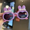Gafas de Sol Polarizadas para Niños Lindas para Bebé Lindo Conejito Lazo Gafas Suaves para Niñas Gafas de Sol de Princesa Silicona