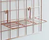 Venta Directa de Fábrica: Cesta Colgante Pequeña de Hierro para Montar en la Pared, Bandeja de Almacenamiento de Malla de Alambre, Almacenamiento para Baño y Cocina
