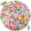 Serie de Postres Color Macarrón Transfronterizos Pegatinas para Postres Bricolaje Equipaje Planificador Decoración de Botella de Agua Pegatinas de Recompensa para Niños
