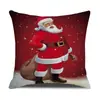 Fronha Estilo Natalino Moda Impressão Digital Sem Cor Almofada Personalizada Casa Sofá Sala de Estar Decorativa Costas