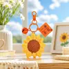 Novo Chaveiro de Frutas Crochê de Pelúcia Desenho Animado Fofo Pingente Coisas Boas Acontecem para Bolsas de Meninas Presente Pequeno Exquisito