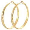 Pendientes de Aro Anchos con Patrón de Rombo Estilo Europeo y Americano para Mujer, Pendientes de Aro Dorados y Plateados de Lujo Ligero a la Moda, Pendientes de Gama Alta, Artículos Populares de Venta Transfronteriza