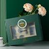Caja de Regalo Plegable con Ventana, Caja Estilo Libro, Caja de Color Kraft de Alta Gama, Se Puede Personalizar, Venta al por Mayor desde Fabricante de Origen