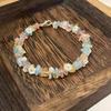 "Primavera e Flor Selvagem" Pulseira de Cristal Flor Cor Dopamina Doce Menina Exquisita Verão Melhor Amigo Presente
