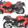 Coche muscle Wolf adecuado para Qianjiang race 600 bolsa lateral bolsa lateral caja lateral retro modificación bolsa para casco impermeable liberación rápida especial