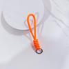 Cordón para teléfono móvil de cuerda de algodón tejido a mano, colgante con cremallera para bolsa de llaves de coche, pulsera de muñeca anti-pérdida, colgante simple