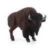 Estatueta de Bisão Americano PVC Realista Modelo de Búfalo Selvagem Inclui Filhote e Búfalo D'água Animal Mamífero Decoração para Crianças e Colecionadores 103cm