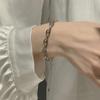 Pulsera de nariz de cerdo de celebridad en línea para mujer, hip hop nicho linda simple pulsera de moda versátil de alta gama nueva joyería de mano