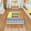 Banqueta para Cambiar Zapatos en la Entrada, Zapatero para Guardería, Banco Suave Extendido para Niños de Educación Temprana, Banco para Estudio de Danza